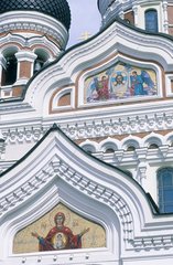 Tallin  la cathédrale Alexandre Nevsky dans la ville basse