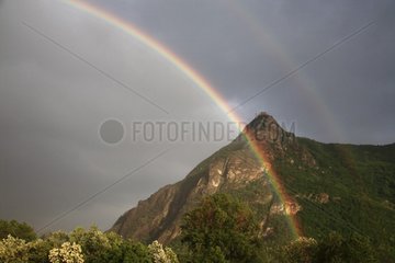 Rainbow Mountain Piedmont Alps Italy