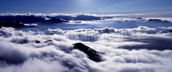 Panorama pyrénéen vu du sommet du Pic de Montaigu