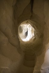 Gallery dug by man on Qeshm island Iran
