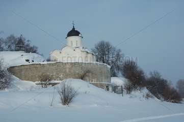 Orthodoxe church with Novaya Ladoga Russia