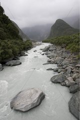 Fox River in Westland NP New Zealand