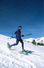 Snowshoe race in Spain