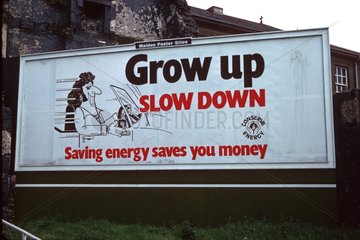 Display panel against the wasting of energy Ireland