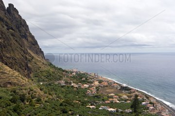 West coast of Madeira island Portugal