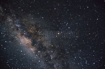 Constellation du Scorpion dans le ciel étoilé d'été