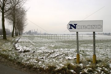 Usine pétrochimique Noroxo à Harnes Pas-de-Calais France