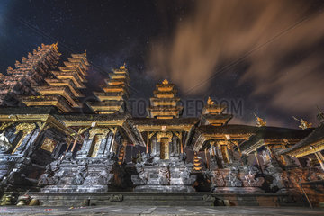 The Biggest Complex Temples in Bali on the slopes Mount Agung in Besakih Village  Karangasem Regency  Indonesia