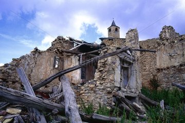 Verlassenes pyrenÃ¤isches Dorf in Spanien