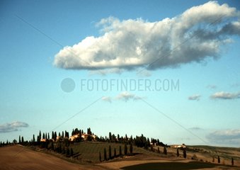 Siena landscape Tuscany Italy
