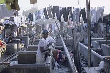 Die größte Wäsche in Indien in Bombay