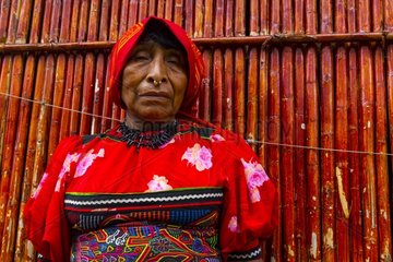 Portrait of a Woman Kuna Carti Island San Blas Panama