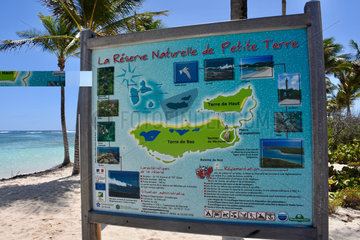 Information Board  Petite-Terre Reserve  Guadeloupe
