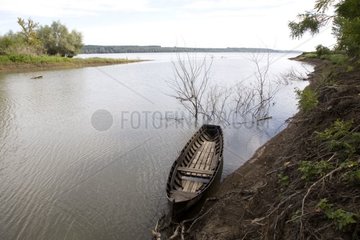 Mouth of the Vit river in the Danube in Bulgaria