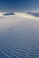 Dunes de sable blanc au Nouveau Mexique