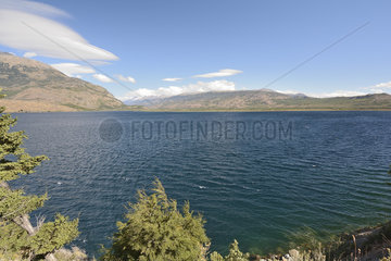 Lago Esmeralda  around Cochrane  XI Region of Aysen  Chile
