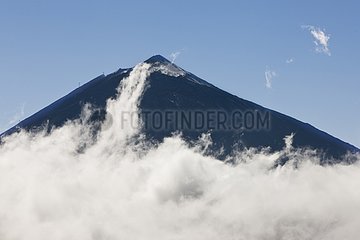 Wolken vor dem Vulkan El Teide Teneriffe Canary
