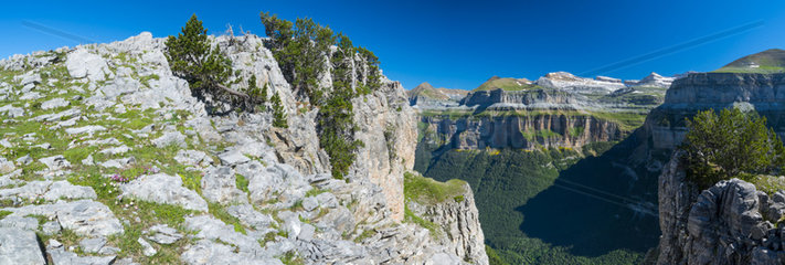 Ordesa valley  Ordesa y Monte Perdido National Park  Huesca  Aragon  Spain  Europe
