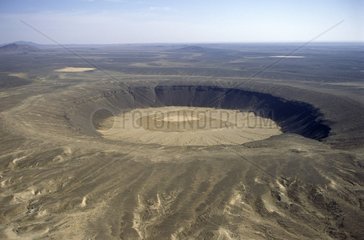 Krater des Vulkans Harrat Al Harrah Saudi -Arabien