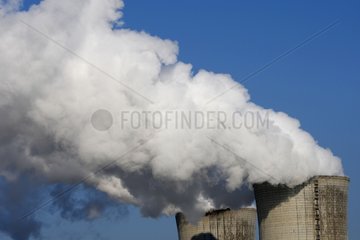 Rauch von Tricastin nuklearen Wärmekraftwerk Frankreich