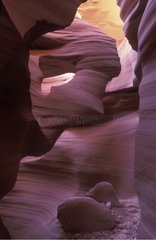 Erosion des Felsens in einem Canyon in Arizona  den USA