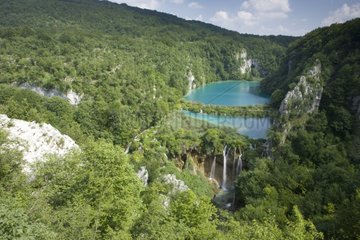 Cascade Lakes in the NP Plitvice Lakes in Croatia