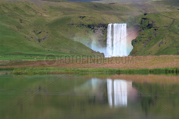 Skogafoss waterfalls  Iceland