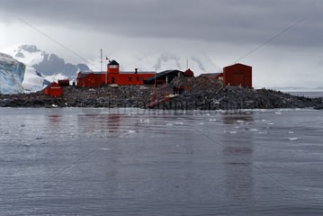 Paradise Harbor or Paradise Bay  Antarctic Peninsula.
