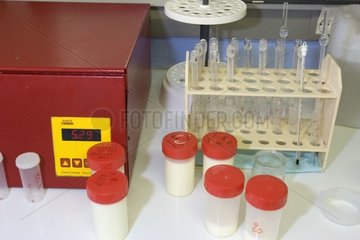 Analyse de prélèvements de lait pour traçabilité