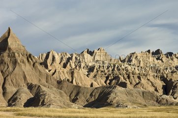 Landscape of the Badlands NP South Dakota USA