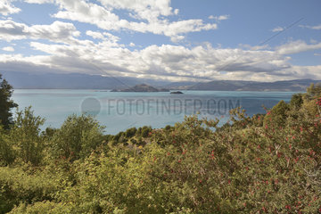 Lago General Carrera  surroundings of Puerto Rio Tranquilo  XI Region of Aysen  Chile