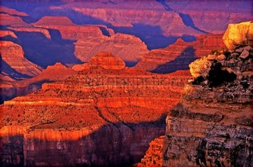 Grand Canyon in Twilight Arizona USA