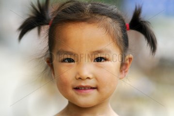 Portrait of a small Chinese girl China