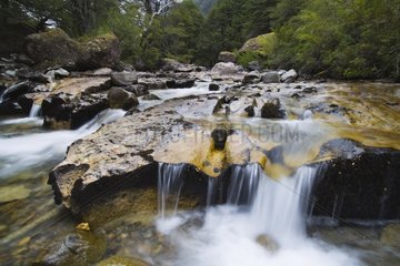 Rocky creek in Lake Distric Nahuel Huapi National Park