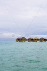 Bungalow at the hotel Tahaa Island Resort  Tahaa  Leeward Islands  Society Islands  French Polynesia