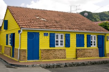 House in the village of Anses d'Arlet in Martinique Island
