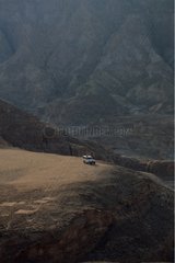 Off-road Car in the desert of Sinai Egypt