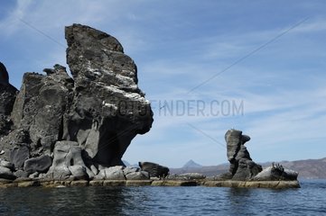 Klippe im National Marine Park in Bay von Loreto