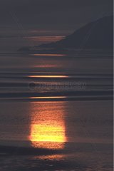 Sonnenaufgang auf Saint-Brieuc Bay France