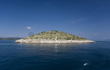 Rocky islet in the Kornati Islands NP Croatia