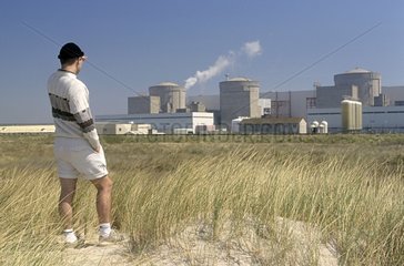 Nuklear Wärmekraftwerk von Kies Frankreich