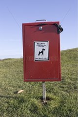 Dustbin for canine dejections United Kingdom
