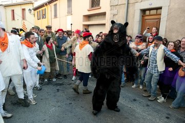 Carnival in Saint-Laurent-de-Cerdans Pyrenees-Orientales