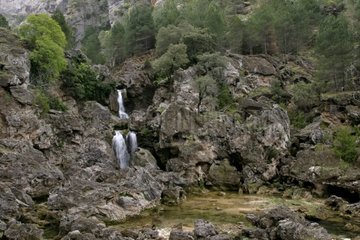 Cascade in Sierra de cazorla Andalucia Spain