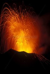 Stromboli -Vulkan im Italienerbruch