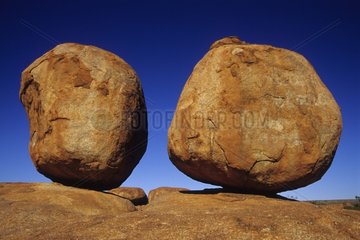Devil's Marbles in australian outback NT Australia