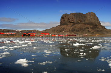Carlini Base  formerly known as Jubany Base. Antarctic Peninsula.