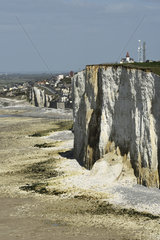 Cliffs' erosion  Ault  Somme  Picardie  France
