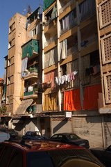 Immeuble dans une rue de Beyrouth Liban