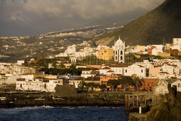 Coastal village of Garanchico Tenerife Canary Islands